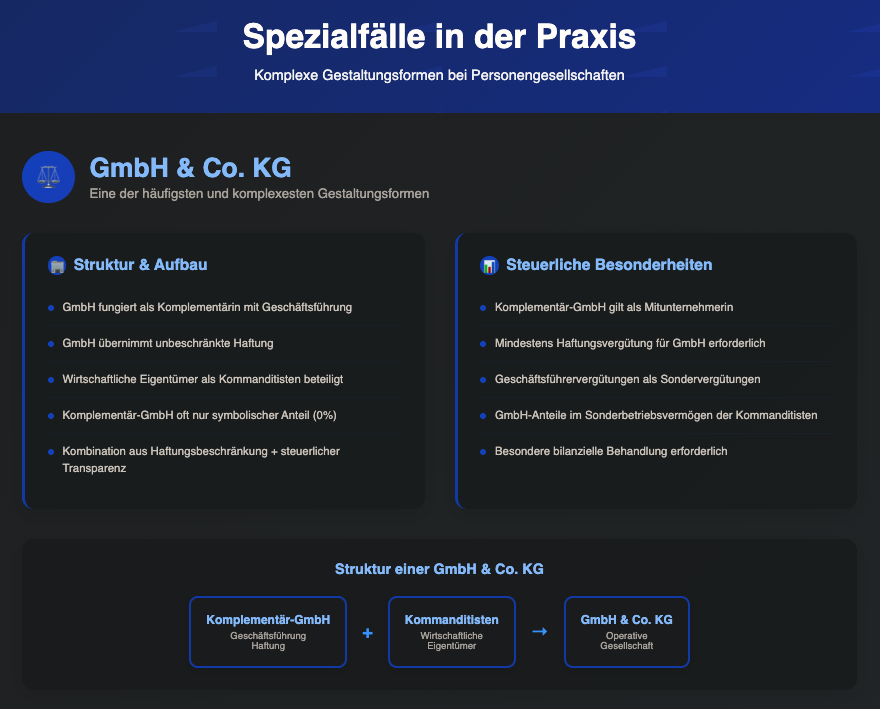 Komplexe Gestaltungsformen bei Personengesellschaften